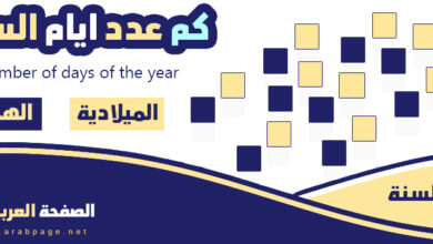 كم عدد أيام السنة الهجرية و الميلادية 2025