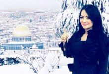 صور منال موسى بين الثلوج صور بنات 2015 من فلسطين منال موسى