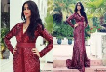 قفطان مغربي عصري احمر 2016