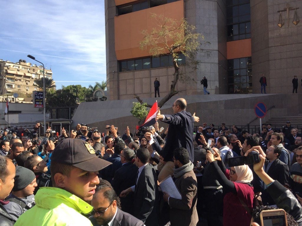 صور وفيديو حكم المحكمة في تيران وصنافير المصيرة ورفض حكم الطعن