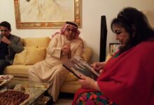 صور سميرة توفيق برفقة داوود الشريان للمرة الثانية