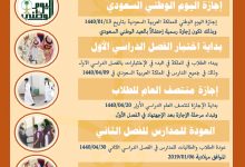 التقويم الدراسي 1441 في المملكة العربية السعودية