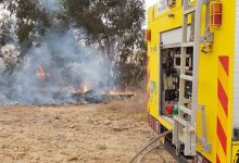 11 حريقاً بسبب البالونات الحارقة في كيبوتس بئيري