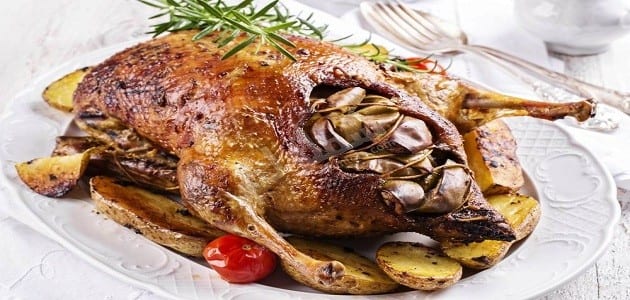 طريقة عمل البط المحشي