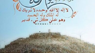 معنى وقت العشية او عشية عرفة