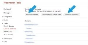 google-webmaster-download-linking-websites