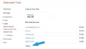 google-webmaster-most-website-links