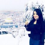 صور منال موسى بين الثلوج صور بنات 2015 من فلسطين منال موسى