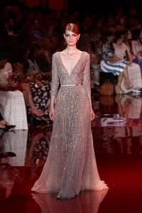 فساتين ايلي صعب 2014 -2013 باللون الأبيض ازياء