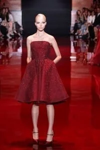 ازياء ايلي صعب 2014 باللون الاحمر