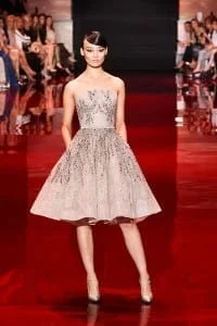 فساتين ايلي صعب 2014 -2013 باللون الأبيض ازياء